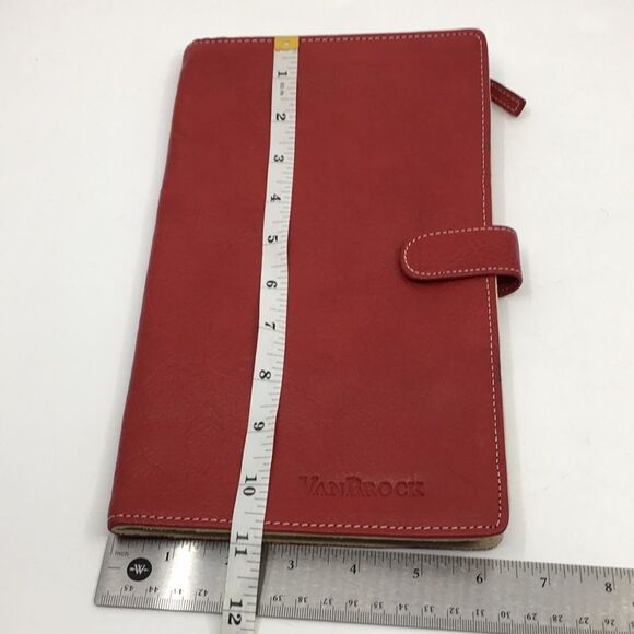 Vanbrock Red Faux Leather Travel Jewelry Case - Picture 16 of 16